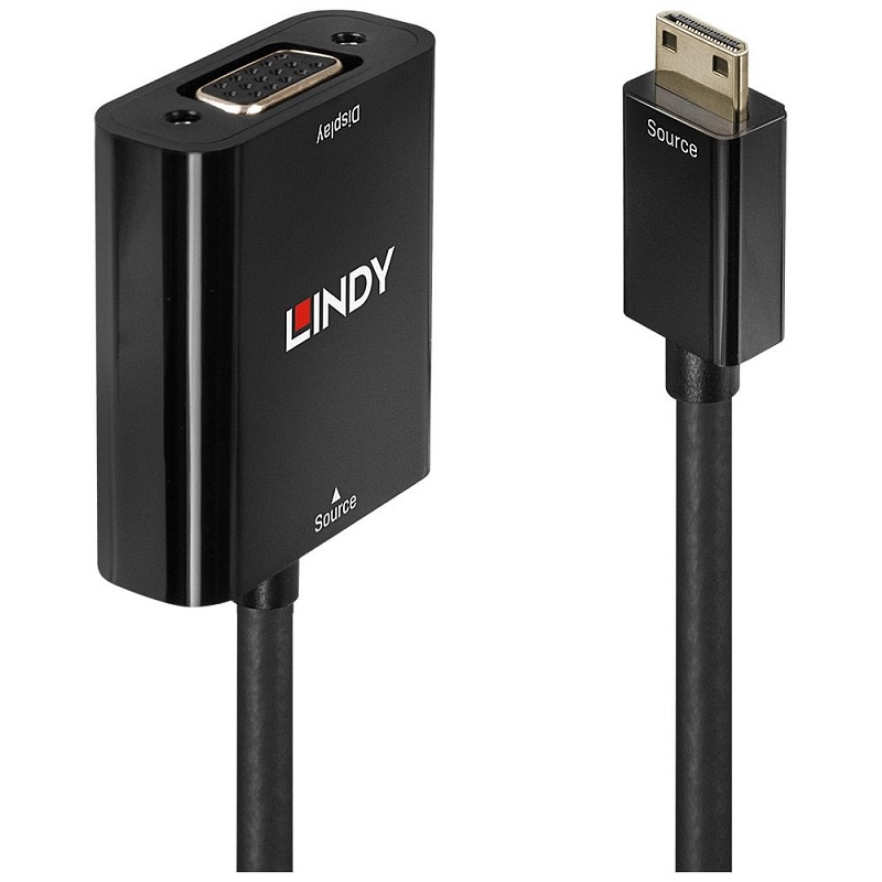 Lindy 38292 Mini HDMI 1.3 to VGA Converter