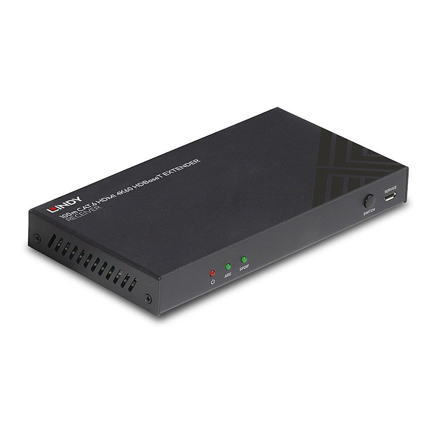 Lindy 38342 100m Cat.6 HDMI 4K60, Audio, IR & RS-232 HDBaseT Receiver