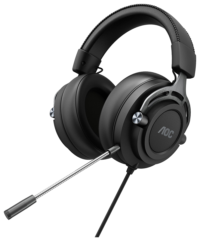 AOC GH200 Gaming Headphones/Headset Wired Black