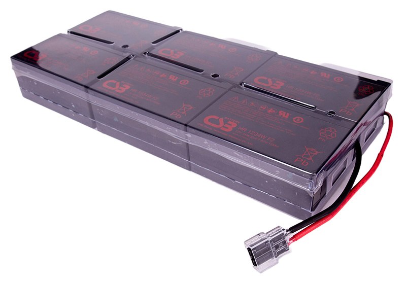 Uniti Replacement battery kit for SPY3000RMi2U & EBM7218RT2U