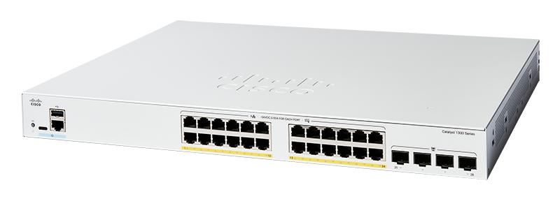 Cisco C1300-24FP-4G 24 Port Gigabit + 4x SFP L3 Supported Managed Switch