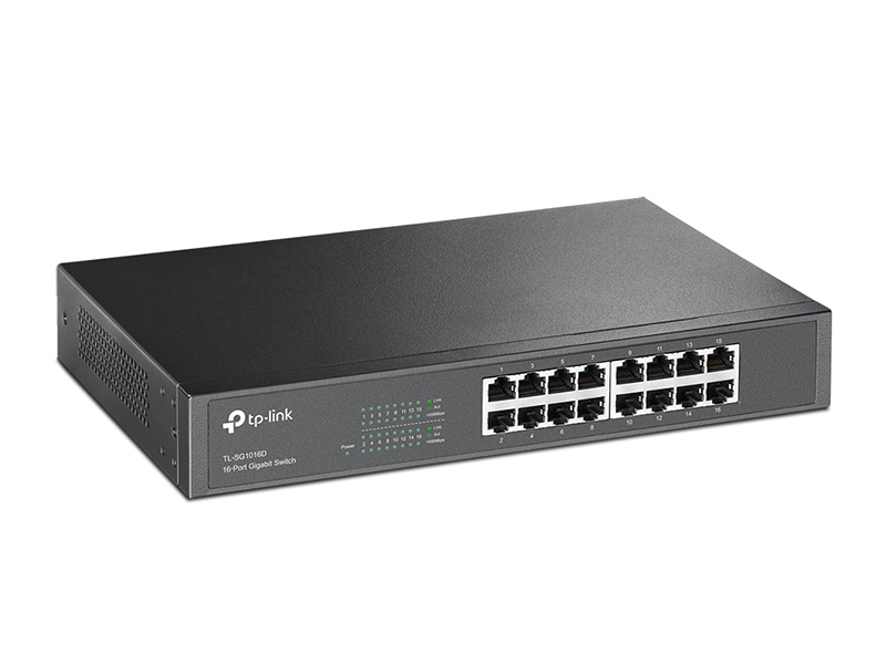 TP-Link TL-SG1016D 16-Port Gigabit Unmanaged Network Switch