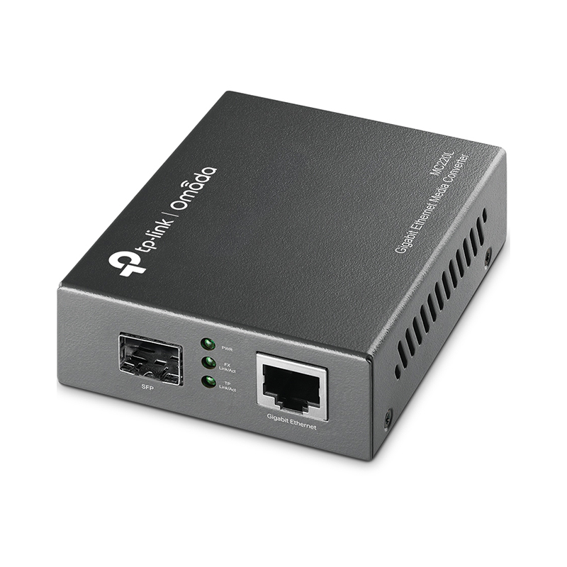 TP-Link MC220L Gigabit Ethernet Media Converter (LC, Multi Single-mode)