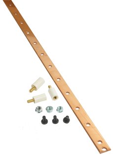Usystems 1870mm Bus Bar plus stand fixings - for 42U & 48U
