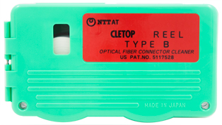 Cletop Type B Reel Fibre Cleaner cw 1 x White Tape Reel