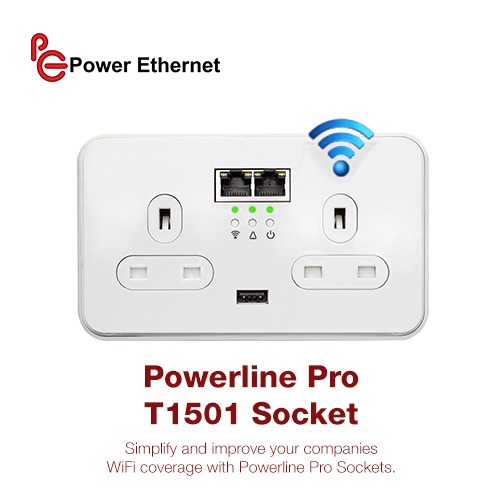 Powerline Pro Socket from Power Ethernet