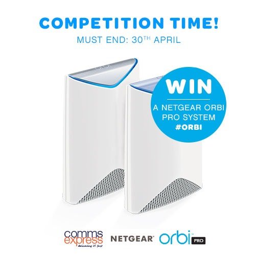 Your chance to win a NETGEAR Orbi Pro