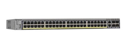 48 ports Gigabit PoE+ 802.3at, Layer 2+ software package