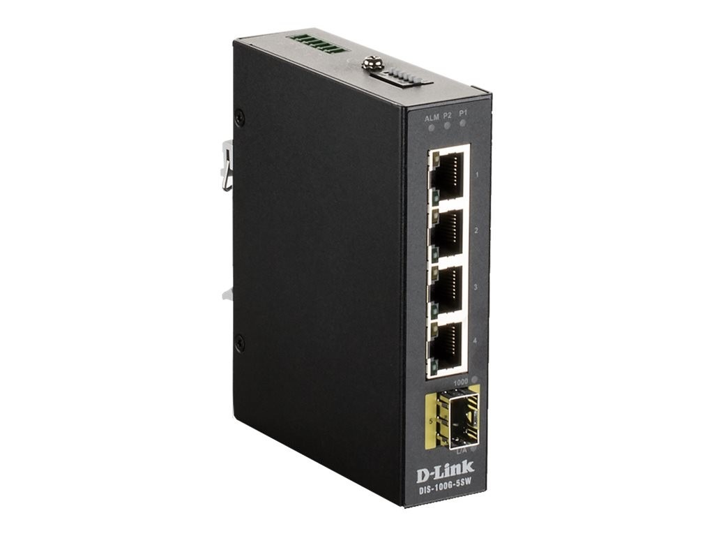 D-Link DIS-100G-5SW Unmanaged Industrial Switch