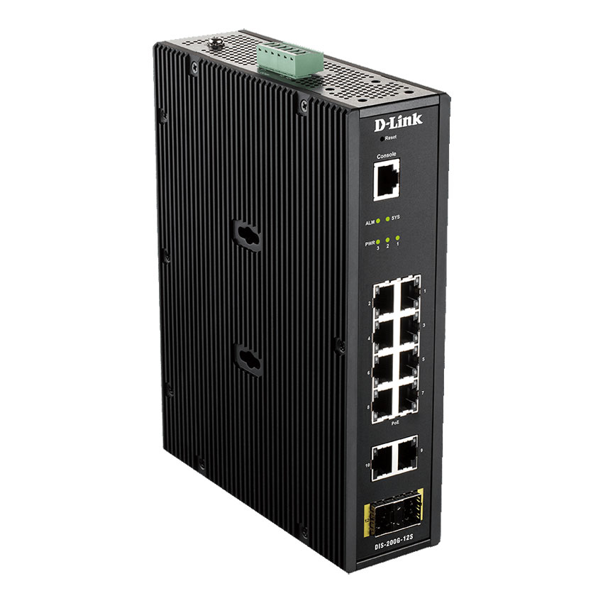 D-Link DIS-200G-12S Smart Managed Industrial Switch