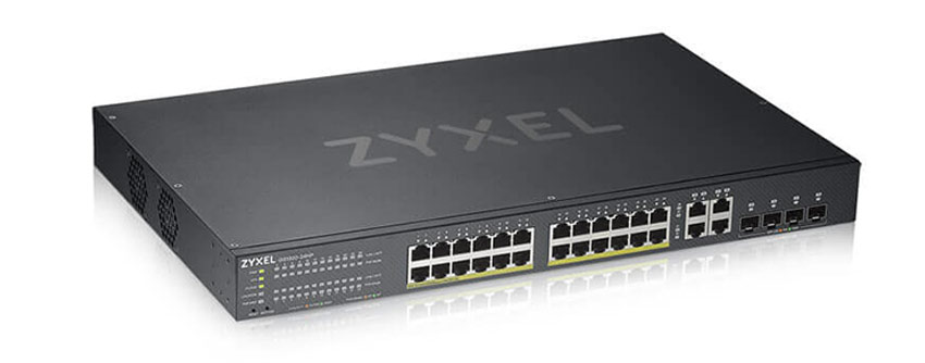 Zyxel GS1920-24HPv2 24-port GbE Smart Managed PoE Switch