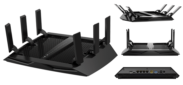 NetGear Nighthawk R8000 AC3200 X6 Tri-Band WiFi Router