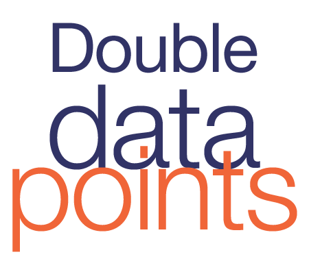 Double Data Points Text Only logo