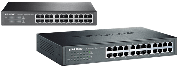 TP-Link TL SG1024D 24-Port Gigabit Unmanaged Network Switch