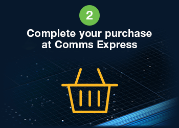2. Complete your purchase at Comms Express