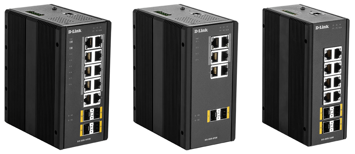 DIS-300 Series Industrial Unmanaged Switches