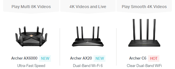 TP-Link Archer WiFi Flawless Video Streaming Routers