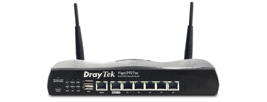 DrayTek Vigor V2927AC-K Router plus dual-band WLAN / 802.11ac