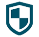 Protected shield icon image