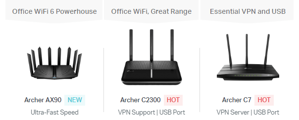TP-Link Archer WiFi Workspace Routers