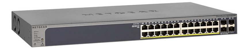 Netgear GS728TPPv2 24-Port Gigabit PoE+ Smart ProSAFE Switch