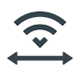 Long Range WiFi symbol icon image