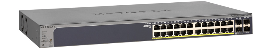 Netgear GS728TPPv2 24-Port Gigabit PoE+ Smart ProSAFE Switch