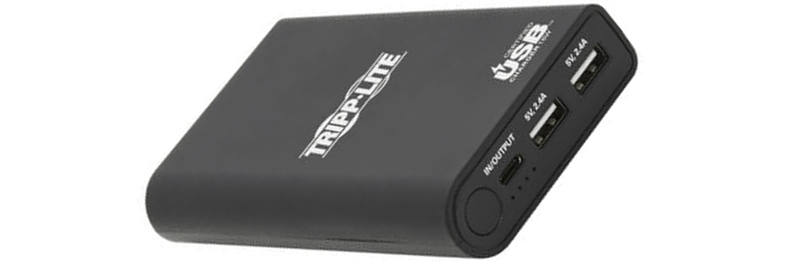 Tripp Lite UPB-10K0-2U1C Portable Charger - 2x USB-A, USB-C