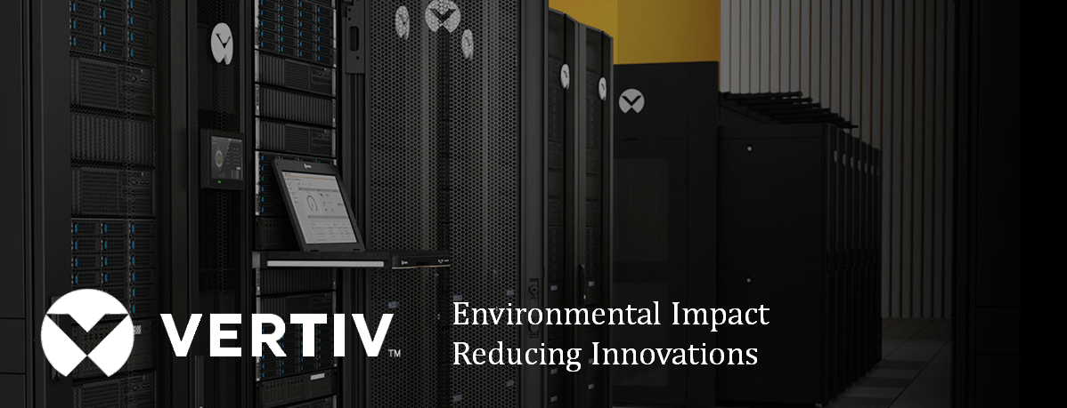 Vertiv Innovations to enable the reduction of environmental impacts header image