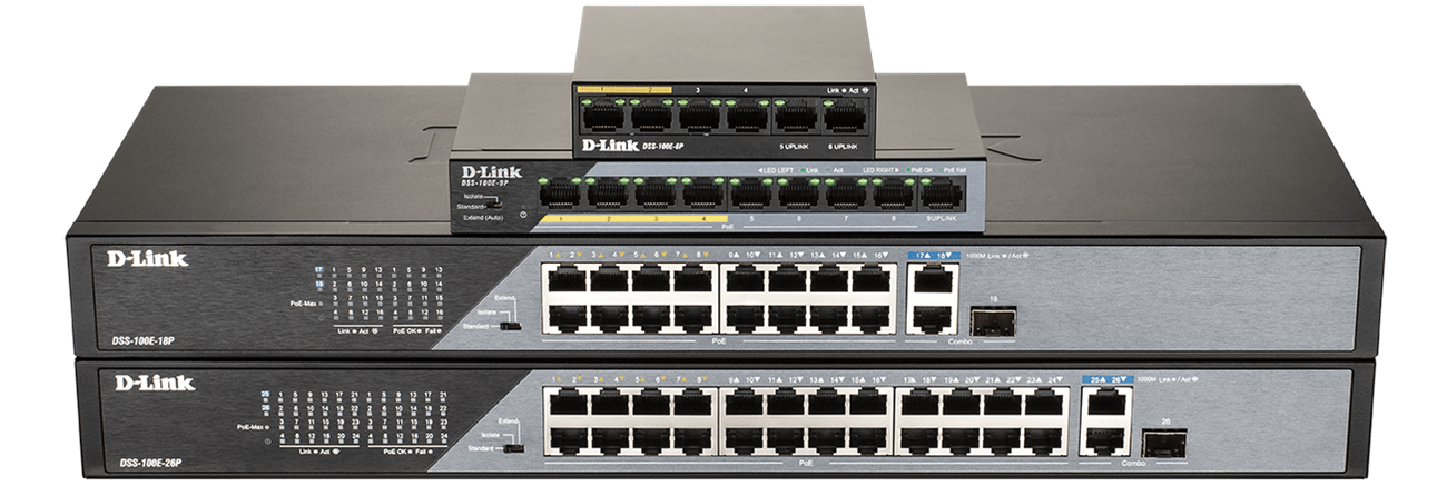  D-Link Unmanaged Switches