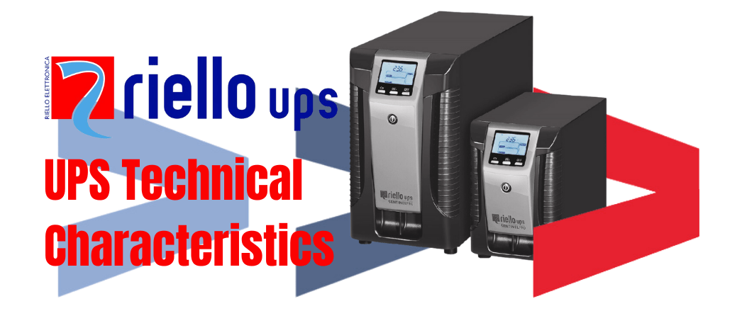 Riello UPS technical characteristics header image