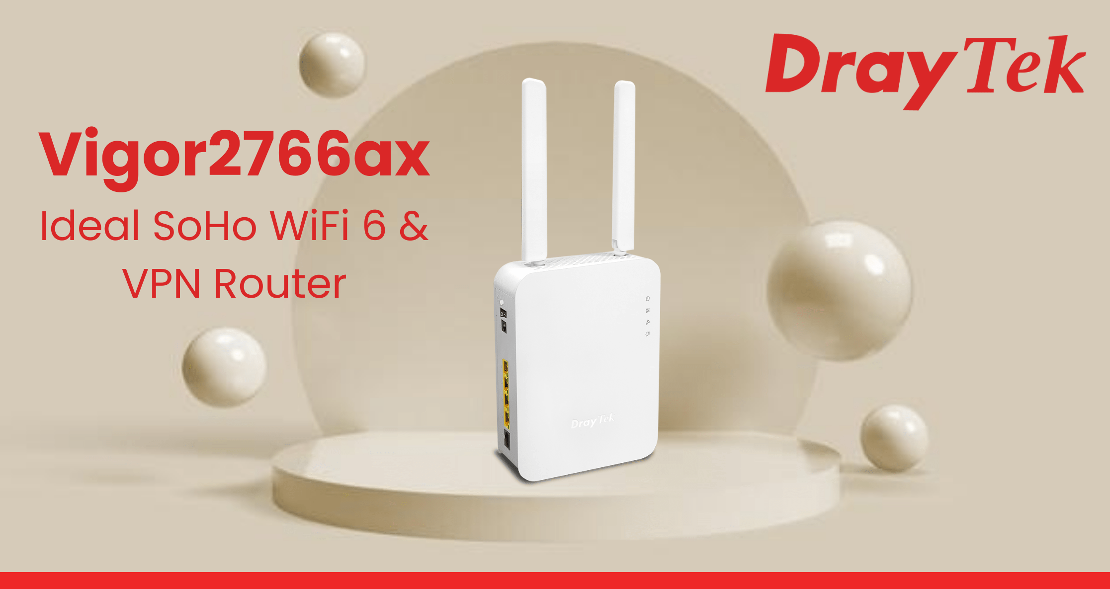 DrayTek Vigor 2766ax router header image