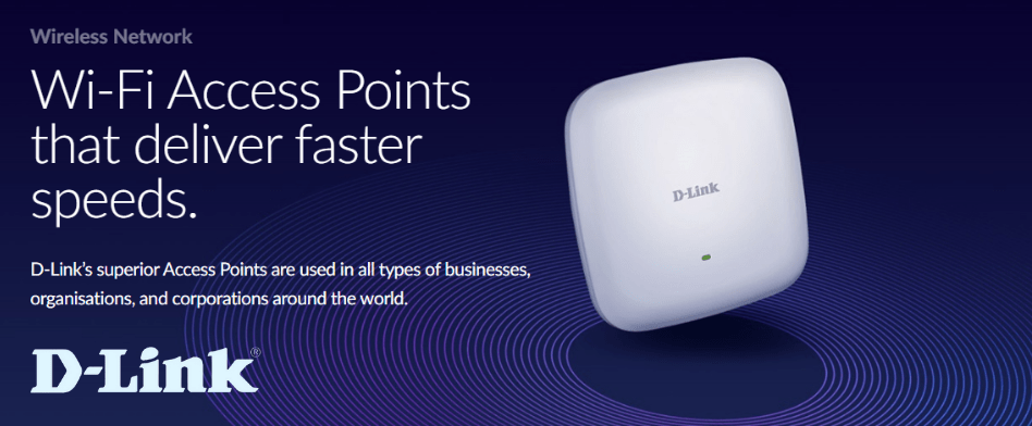 D-Link Wireless Access Points header image