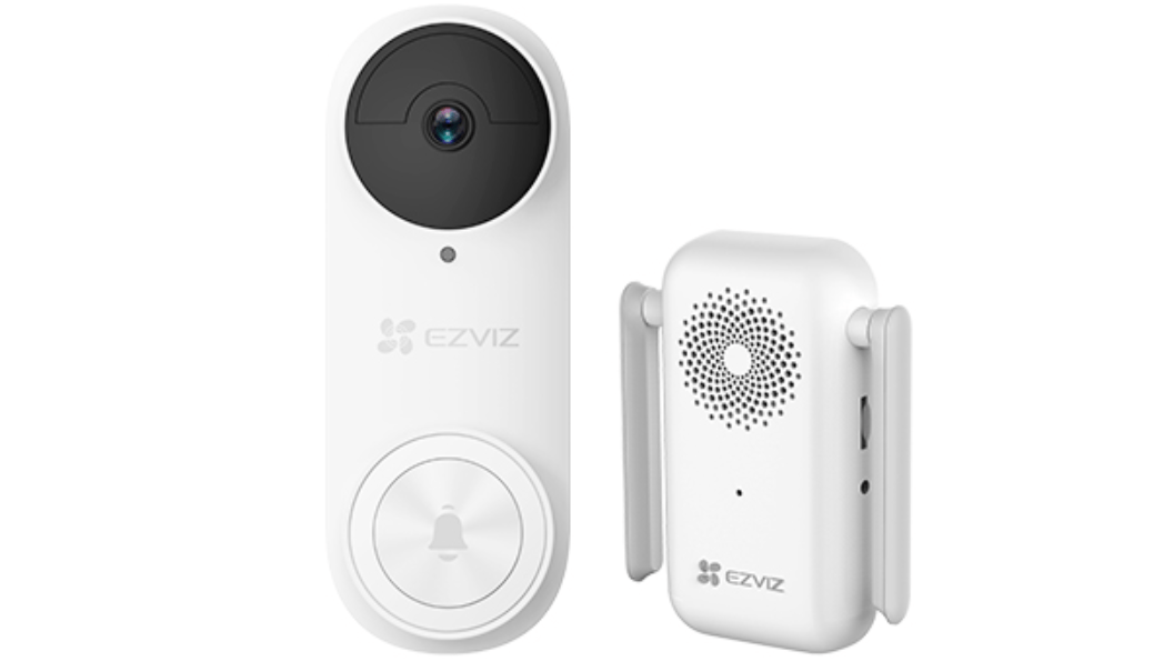 EzViz DB2 Pro 5MP Battery-Powered Video Doorbell Kit