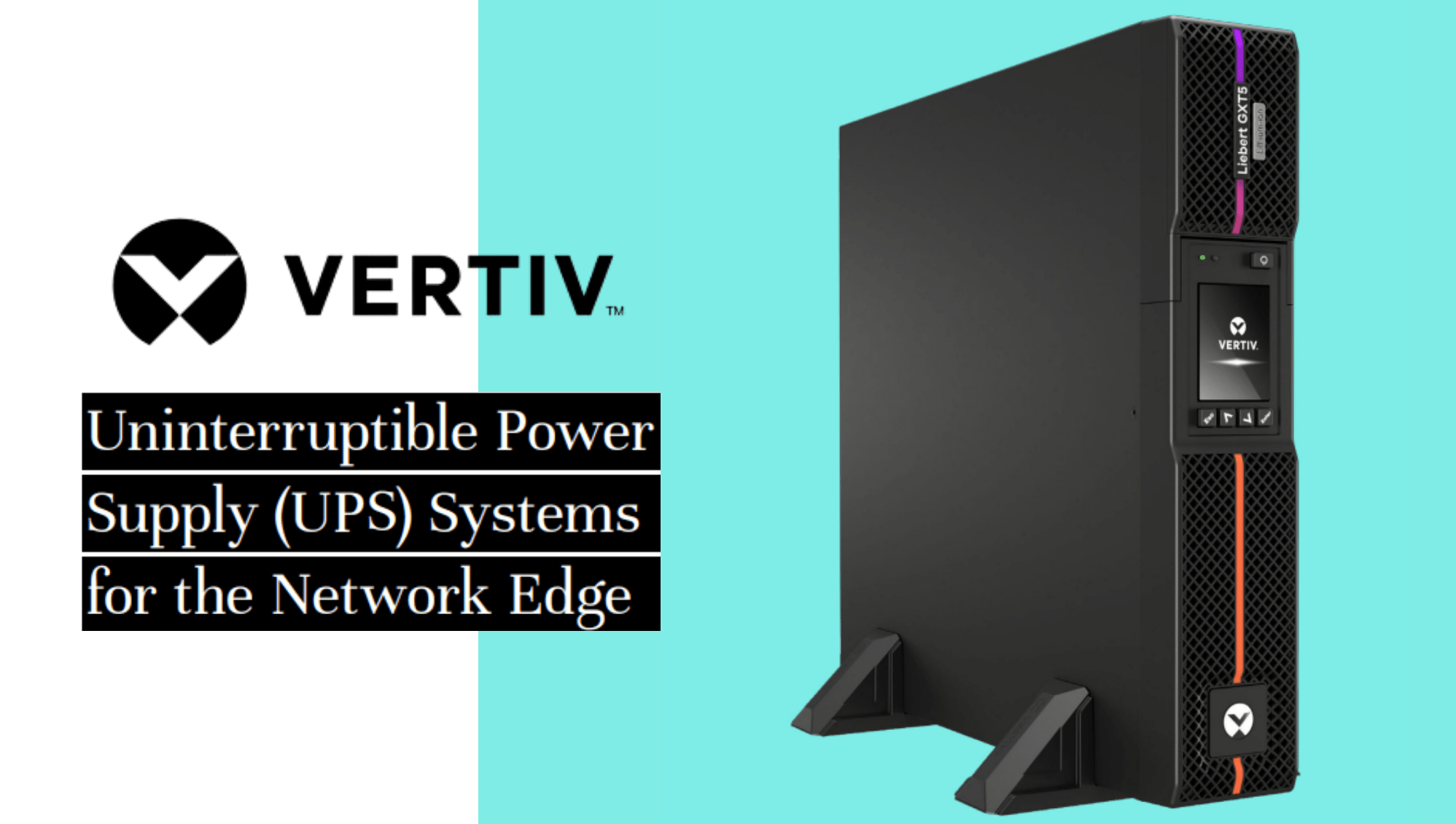 Vertiv UPS for the Network Edge header image