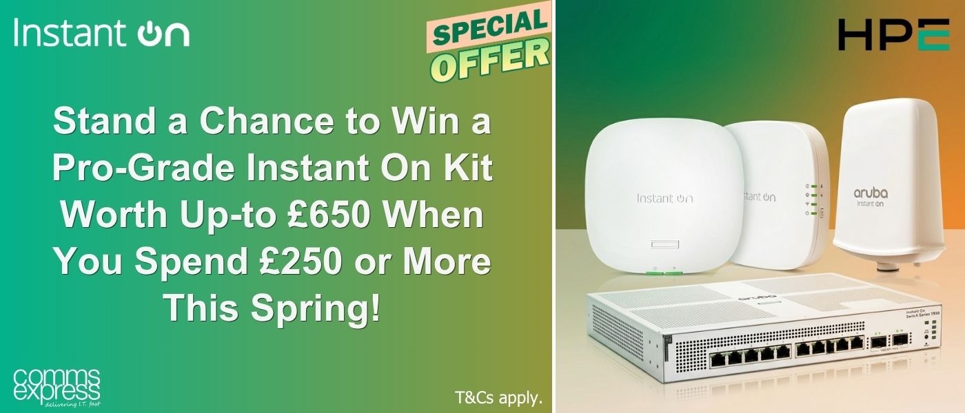 HPE Instant-On Spend £ & Win