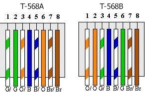 T568A and T568B | Comms InfoZone  Ieee 568b Wiring Diagram    Comms Express
