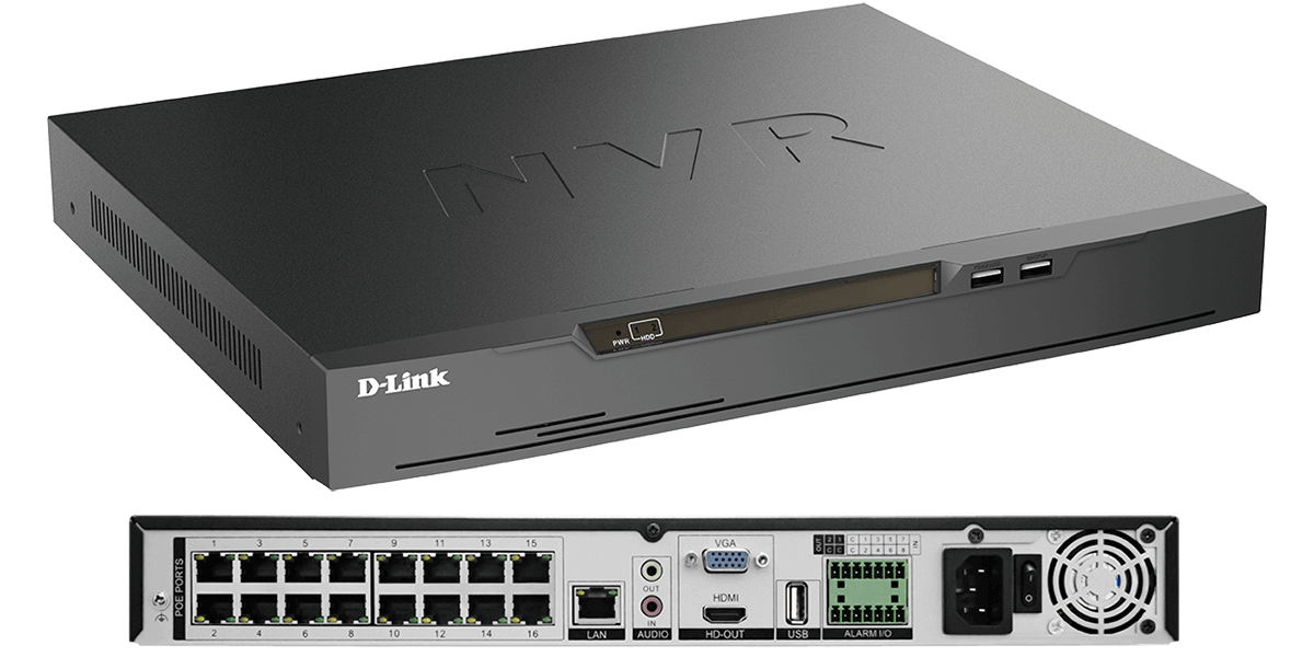 D-Link DNR-4020-16P JustConnect 16Channel PoE Video Recorder